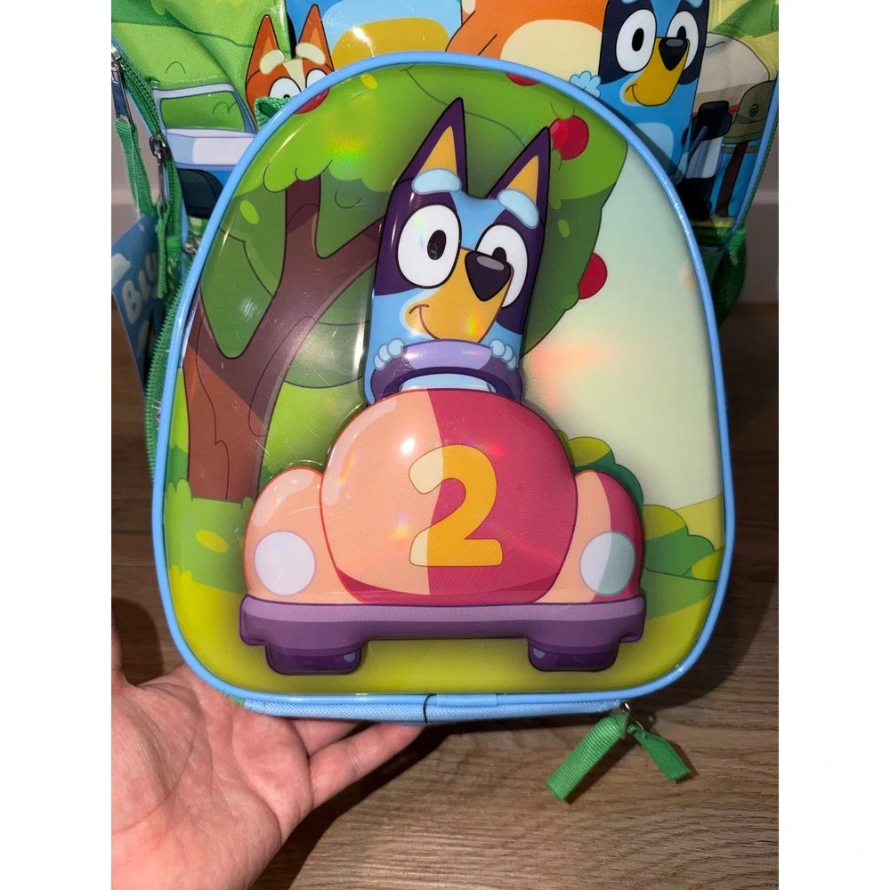 Kids bluey backpack with lunch bag
